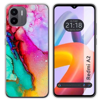 Capa Tumundosmartphone de silicone para Xiaomi Redmi A2 design de mármore 15 desenhos - 1