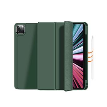 Capa Folio Orysin com Suporte Apple Pencil para iPad Air7 11 M3 2025 | Verde Escuro - 1
