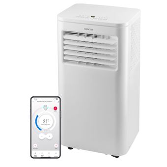 Ar Condicionado Portátil Sencor SAC MT7048C | 26 m² | 7000 BTU/h | Branco - 1