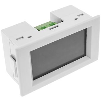 Visor LCD BeMatik de 3 Dígitos com Voltímetro 80-500V para Painel Branco - 1