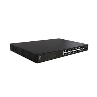 Switch de Rede LevelOne GEP-2821 | Preto - 1