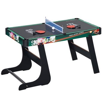 Mesa de jogos 6 em 1 HOMCOM | 118x104x71 cm - 1