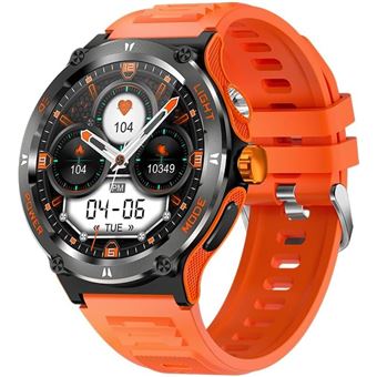 Smartwatch Chronus KT76 | Touch HD 1,53" | 3ATM | Multifuncional | Laranja - 1