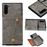 Capa Magunivers PU + TPU Cinza para Samsung Galaxy Note 10/Note 10 5G_0