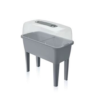 Floreira de Caixa Prosperplast Respana | Cinzento - 1