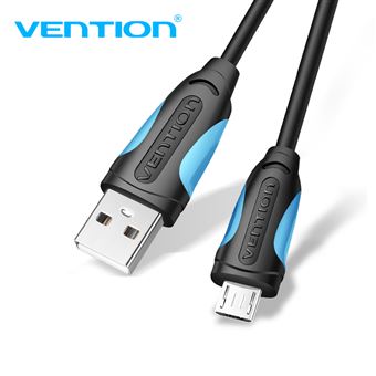 Cabo USB 2.0 Vention | USB Macho para Micro USB Macho | 2 m - Preto - 1