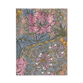 Morris Pink Honeysuckle William Morris Ultra Unlined Hardcover Journal - 1