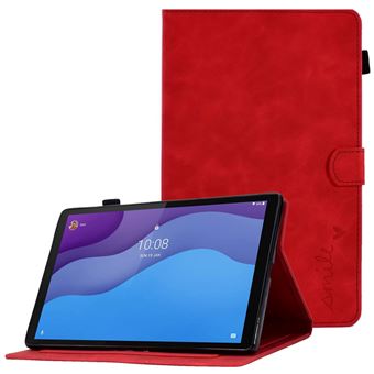 Capa PU fecho magnético com suporte, ranhuras Magunivers para cartões e ranhura Magunivers para canetas Magunivers para Lenovo Tab M10 HD Gen 2 X306 10.1"" - vermelho - 1