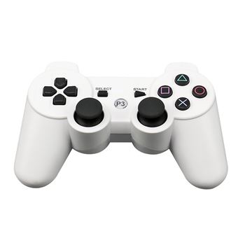 Comando para PS3 Nanlin | Sem Fios | Dualshock | Bluetooth | 3 Jogos | sixaxis gamepad | Branco - 1