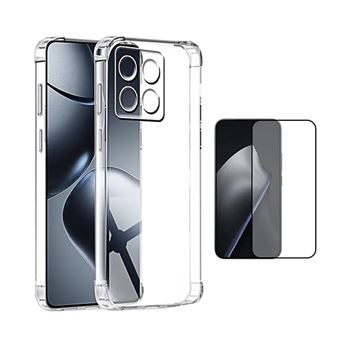Kit Capa Superprotect Anti-Shock + Vidro Temperado PHONECARE para Xiaomi 15T Pro 5G - Transparente - 1