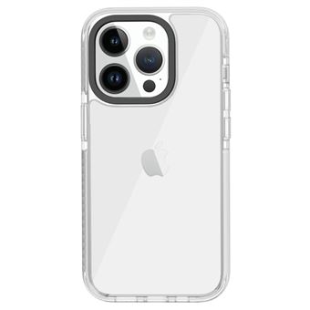 Capa de Silicone com Nizzoe ST-00 para iPhone 15 Pro Max - Branco transparente - 1