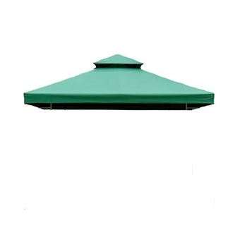 Teto de Reposição para Tenda Outsunny Poliéster Verde 3x3m