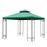 Teto de Reposição para Tenda Outsunny Poliéster Verde 3x3m_1