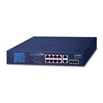 comutador de rede Planet GSD-1222VHP Não-gerido 10G Ethernet (100/1000/10000) Preto 1U Apoio Power over Ethernet (PoE)