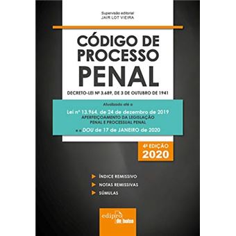 Codigo De Processo Penal - Bolso - 04Ed/20 - 1