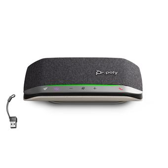 Telefone de Conferência HP Poly Sync 20-M Speakerphone USB-C/A Adapter | Preto - 1
