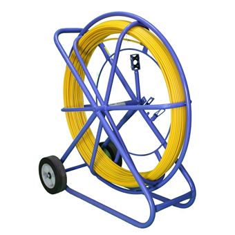 Puller/tensionador Extralink Cabo puxando o controle remoto Pilot 9mm 150m Fibra de vidro FRP, diâm. 9 mm, comprimento 150 m, amarelo | Azul, Amarelo - 1