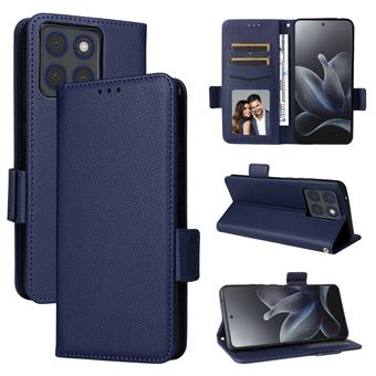 Capa FOXDOCK para Motorola Edge 70 | Prova de Choque | Magnética| TPU | Suporte para Cartão | Azul - 1