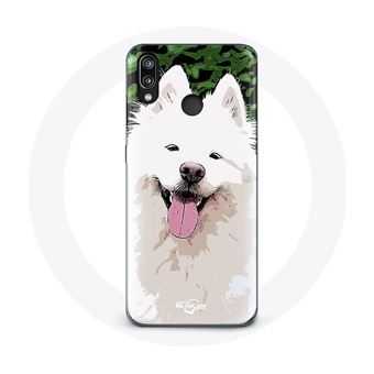 Capa Maniacase para Huawei P20 Lite Samoyède Branco Raça de Cãos - 1