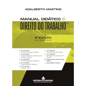 Manual Didático De Direito Do Trabalho - 1