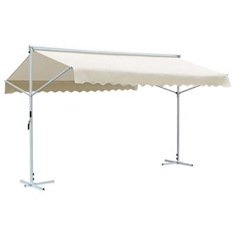 Toldo de pé vidaXL | 4x3 m creme - 1