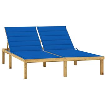 Cadeira de Jardim VidaXL 3065889 | Azul - 1