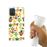 Capa Hapdey para Samsung Galaxy A71 | Silicone Flexível em TPU | Design Frutas felizes - Transparente_3