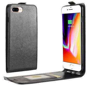 Capa de Couro Flipable WISETONY para Apple iPhone 7 Plus / 8Plus Preto - 1