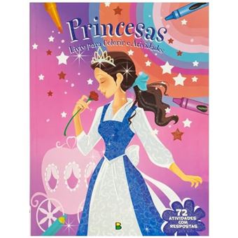 Livro Para Colorir E Atividades: Princesas - 1