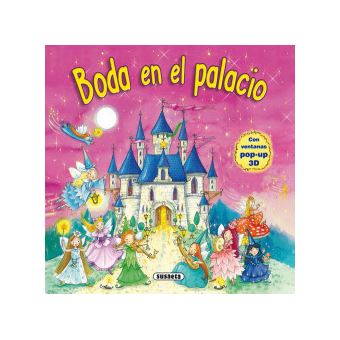 Boda en el palacio con ventanas pop-up 3d