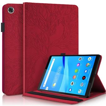 Capa ZURSANA para Tablet Lenovo Tab M8 2rd Gen | Porta Canetas | Suporte Ajustável e Proteção Anti - choque - Vermelho - 1