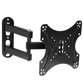 Suporte de Parede para TV KINGCENTON CP306 | Inclinação e Rotação de 180º | Máx. 20 kg | Para Telas de 14'' a 42'' - Preto - 1