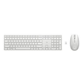 Teclado Wireless + Rato HP 650 WRLS KB/MSE COMBO WHT FR | Branco - 1