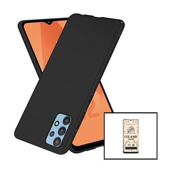 Kit Vidro Temperado CeramicGlass Full Cover + Capa SlimShield Phonecare para Samsung Galaxy A32 4G Preto - 1