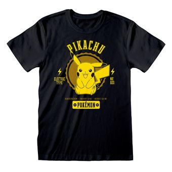 T-Shirt Pokémon Collegiate Picachu | Preto | XXL - 1