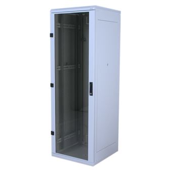 Triton 19&quot; Rack 42U/ 600x800 Glass door estante Rack independente para servidor Cinzento - 1