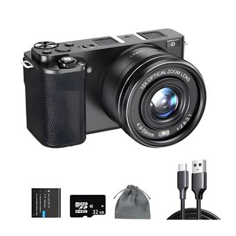 Câmara Digital SZSMART W6 | Retrátil | 32GB | Preto - 1