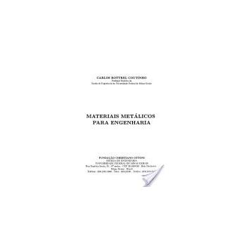 Materiais Metalicos Para Engenharia - 1