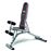 Banco de Musculação BH Fitness Optima Preto, Vermelho, Prateado_2