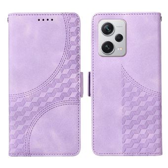 Capa FLOODKING para Xiaomi Redmi Note 12 Pro Plus | Design Acolchoado | Couro PU Premium | Roxo - 1