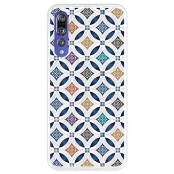 Capa Hapdey para Huawei P20 Pro - P20 Plus Design Papel de Parede Colorido em Silicone Flexível e TPU
