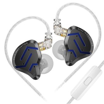 Auriculares Curvos SZSMART KZ ZSN PRO 2 HIFI com Microfone | azul | In ear | sensibilidade 108db - 1
