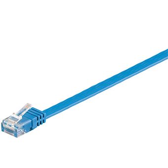 Cabo de Rede Goobay RJ-45 CAT6 1m | Azul - 1