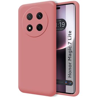 Capa TUMUNDOSMARTPHONE de silicone líquido ultramacio para Honor Magic 7 Lite 5G | Rosa - 1