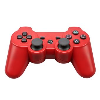 Comando para PS3 Nanlin | Sem Fios | Dualshock | Bluetooth | 3 Jogos | sixaxis gamepad | vermelho - 1