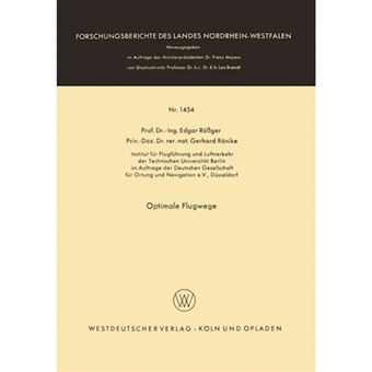 Optimale Flugwege - Paperback / softback - 1965 - 1