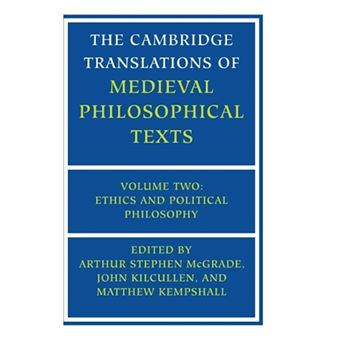 The Cambridge Translations of Medieval Philosophical Texts - Volume 2, Ethics and Political Philosophy - Hardback - 2000 - 1