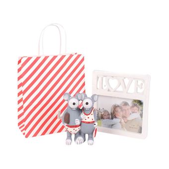 Conjunto Moldura + Ratinhos Namorados |LPM - 1