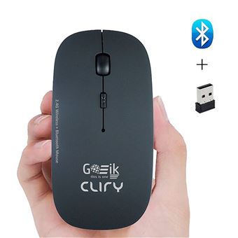 Rato Goeik Cliry Bluetooth + 2.4Ghz com Pen USB - Preto - 1