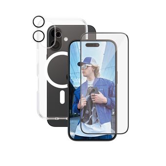 Protetor de Ecrã para Telemóvel PanzerGlass PanzerGlass® | CARE by PanzerGlass® Flagship 3-in-1 Bundle iPhone 16 | Transparente - 1